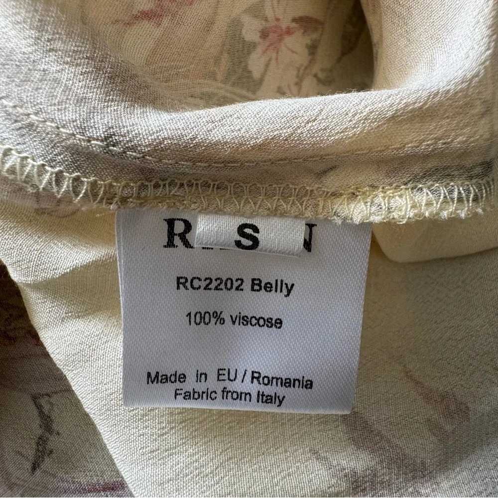 RAVN x Revolve Yellow Floral Wrap Dress size Small - Picture 10 of 11